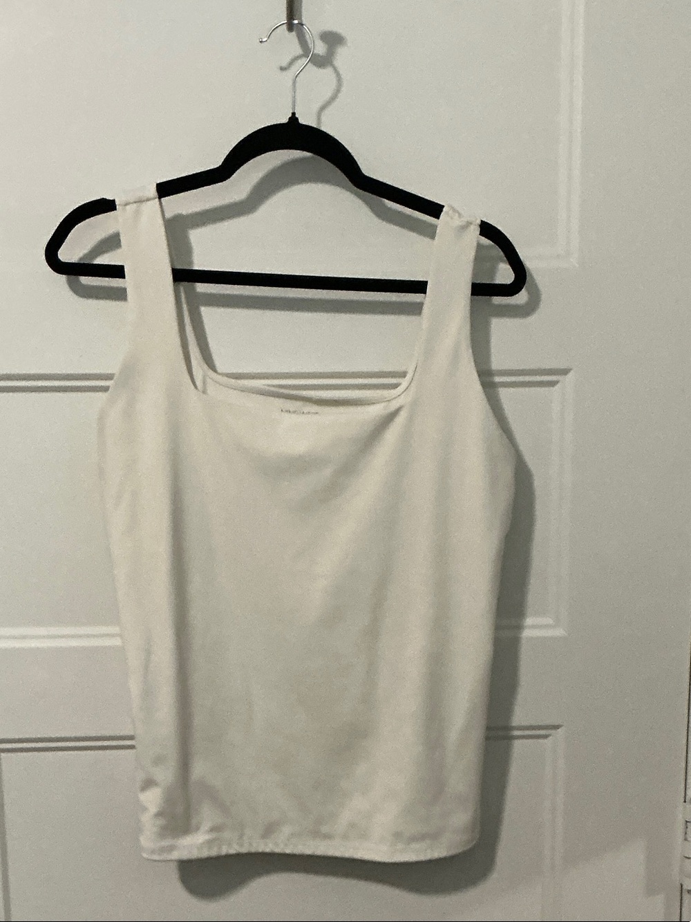 Nine West Cream Square Neck Tank